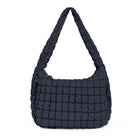 22L Quilted Carryall Crossbody Large Hobo Padding Bag - ododos