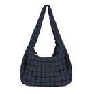 22L Quilted Carryall Crossbody Large Hobo Padding Bag - ododos