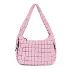 22L Quilted Carryall Crossbody Large Hobo Padding Bag - ododos