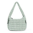 22L Quilted Carryall Crossbody Large Hobo Padding Bag - ododos