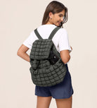 Lightweight Quilted Backpack - ododos