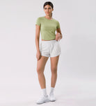 Cloud Feeling Crew Neck Short Sleeve Tee - ododos