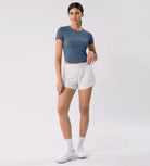 Cloud Feeling Crew Neck Short Sleeve Tee - ododos