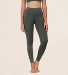 7/8 High Waist Seamless Ribbed Leggings - ododos