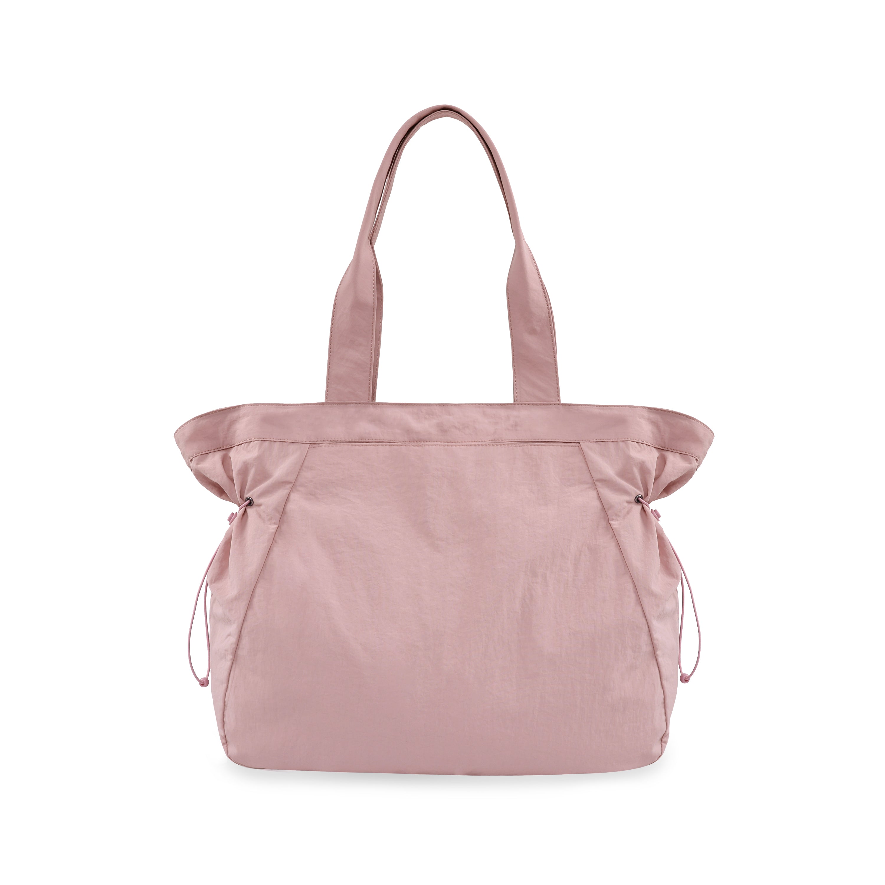 18L Side-Cinch Shopper Tote Bags Blush Pink 14 x 16 x 4.5 - ododos