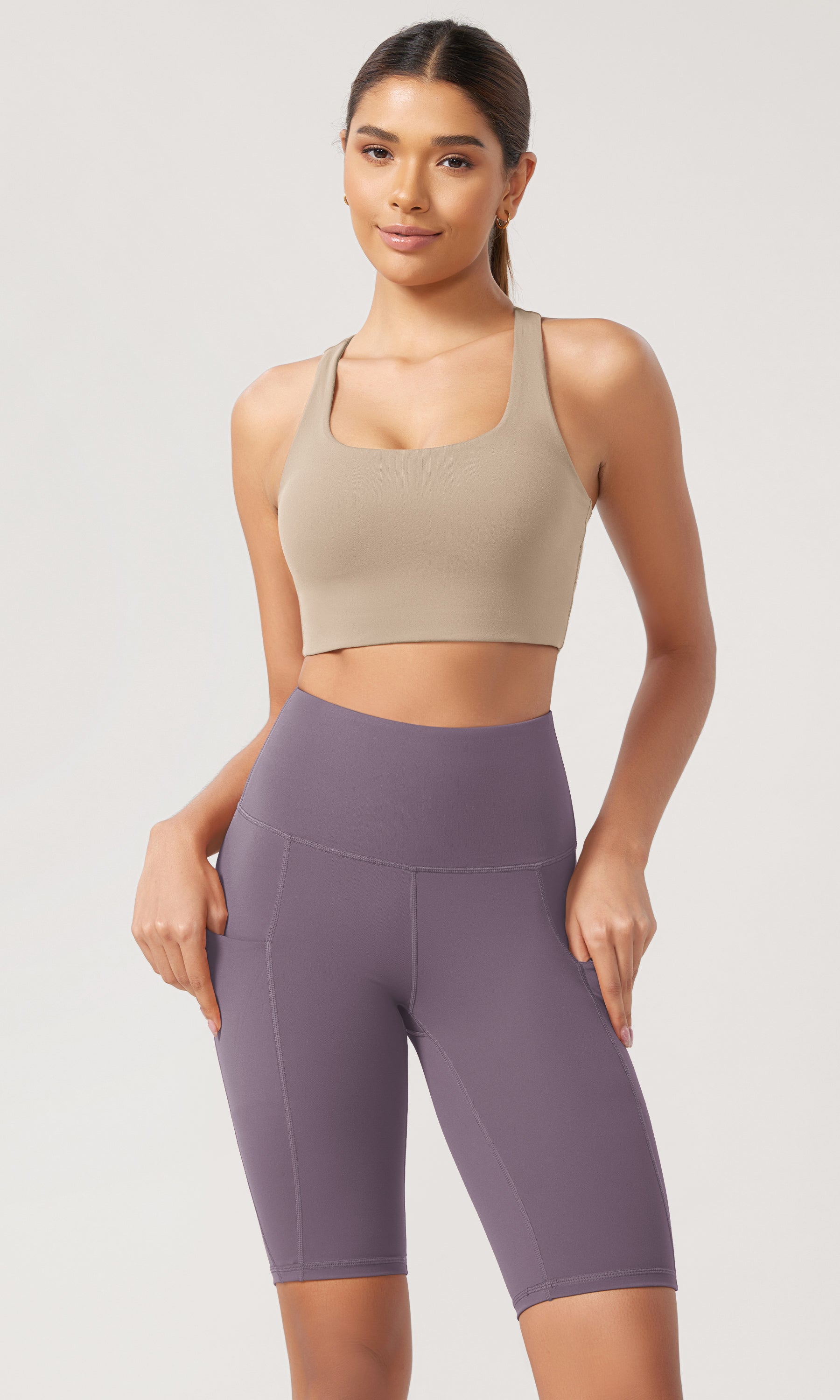 10 Tummy Control 2.0 High Waist Athletic Workout Shorts with Pockets - ododos