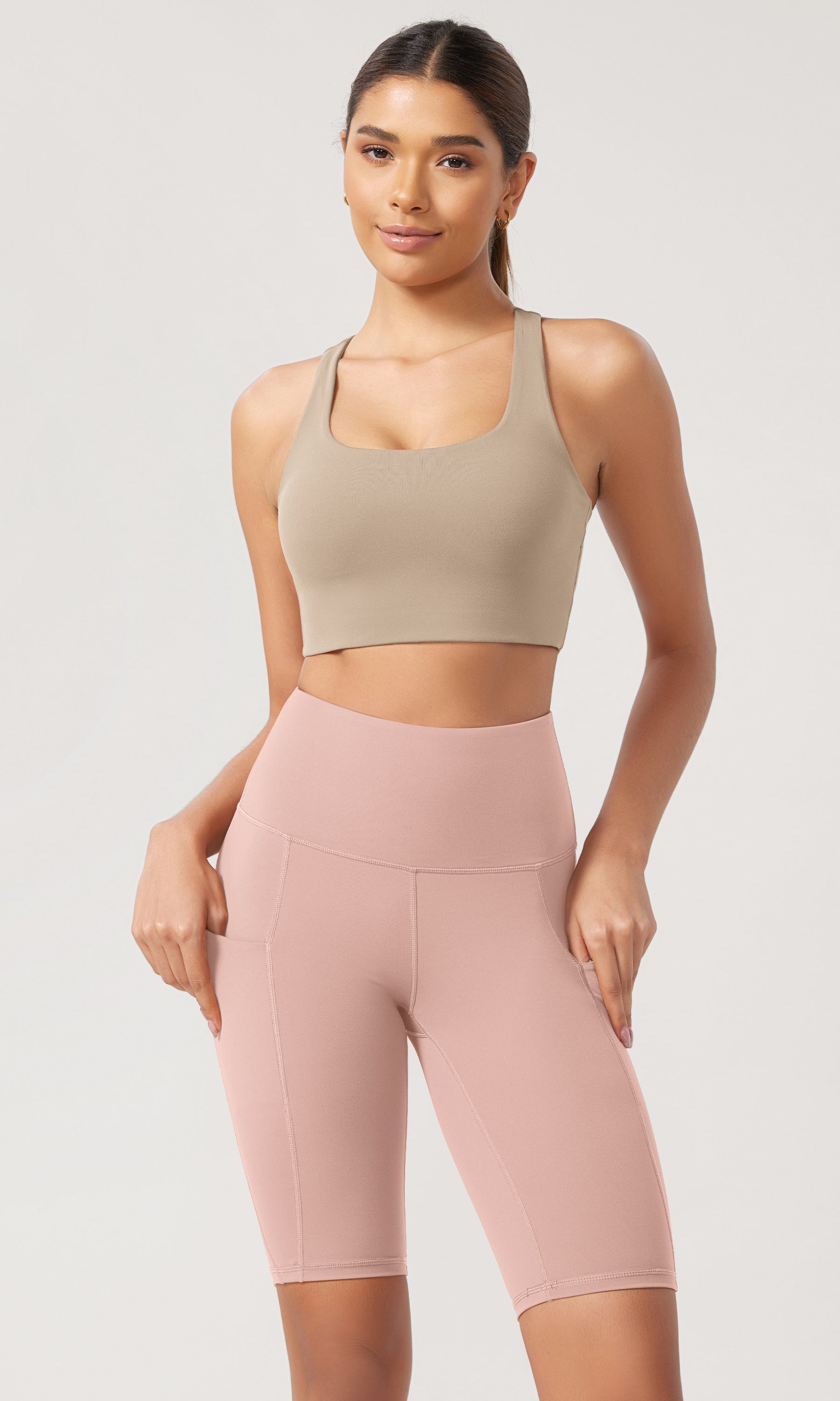 10 Tummy Control 2.0 High Waist Athletic Workout Shorts with Pockets - ododos