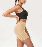 5" High Waist Tummy Control Shorts with Pockets - ododos