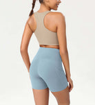 5" High Waist Tummy Control Shorts with Pockets - ododos