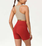 5" High Waist Control Shorts with Pockets - ododos