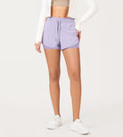 2 in 1 Athletic Shorts with Pockets - ododos