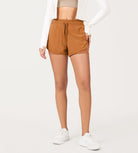 2 in 1 Athletic Shorts with Pockets - ododos