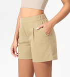 Cotton Soft Woven Relaxed Trouser Shorts - ododos