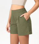 Cotton Soft Woven Relaxed Trouser Shorts - ododos