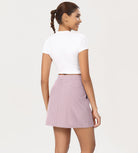 Cotton A-Line Mini Skirts with Pockets - ododos