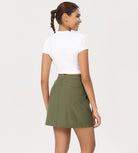 Cotton A-Line Mini Skirts with Pockets - ododos