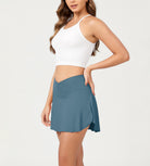 Pleated Crossover Tennis Skorts - ododos