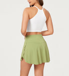 Pleated Crossover Tennis Skorts - ododos