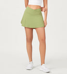 Pleated Crossover Tennis Skorts - ododos