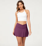 Pleated Crossover Tennis Skorts - ododos