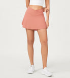 Pleated Crossover Tennis Skorts - ododos