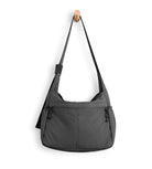 20L Crossbody Large Capacity Lightweight Hobo Shoulder Sling Bag Charcoal - ododos