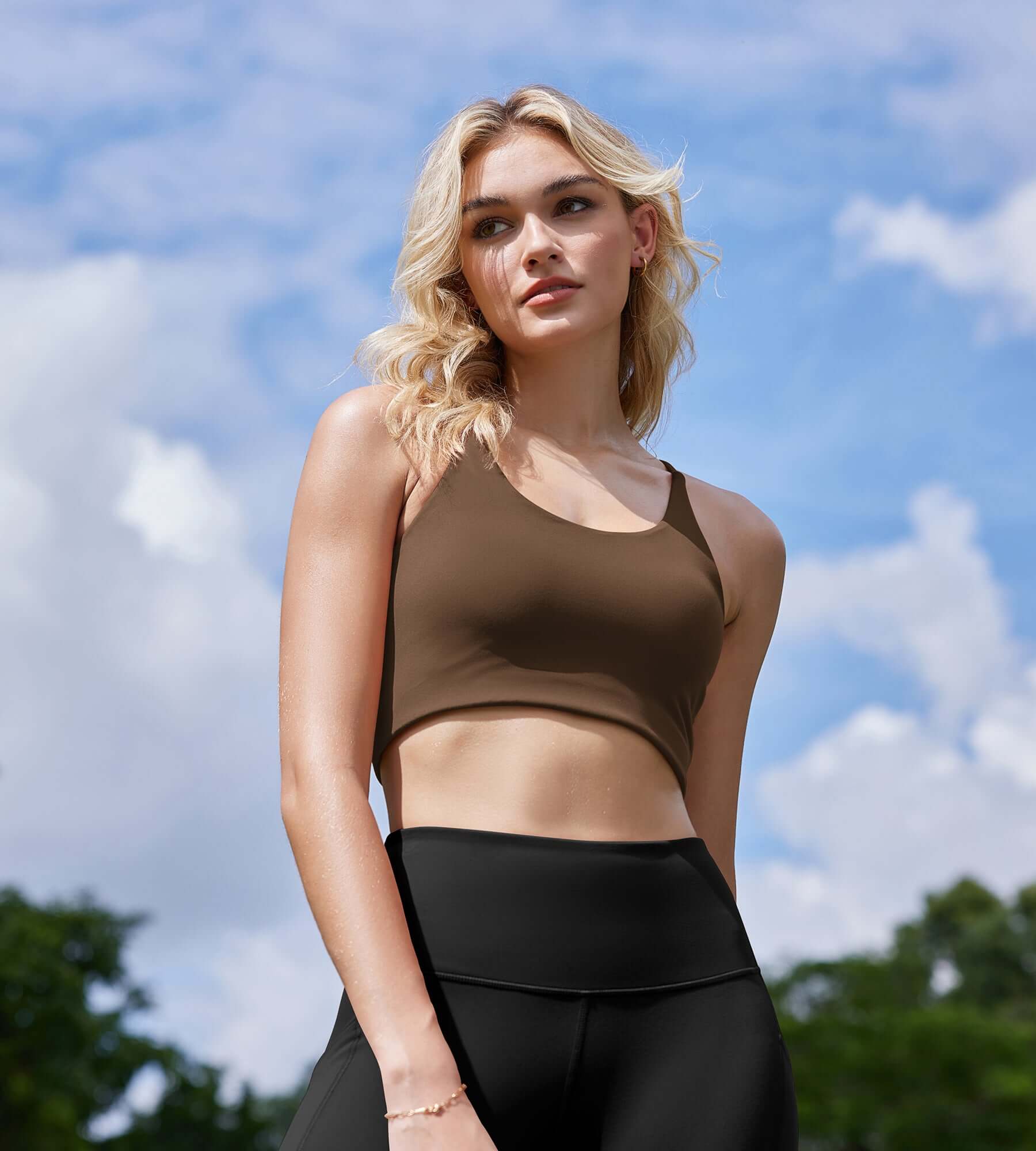 Halter Racerback Sports Bra - ododos
