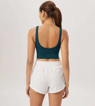 Cloud Feeling V Neck Padded Sports Bra - ododos