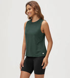 ODODOS Stratum performance tank in soft fabric, perfect for summer workouts.