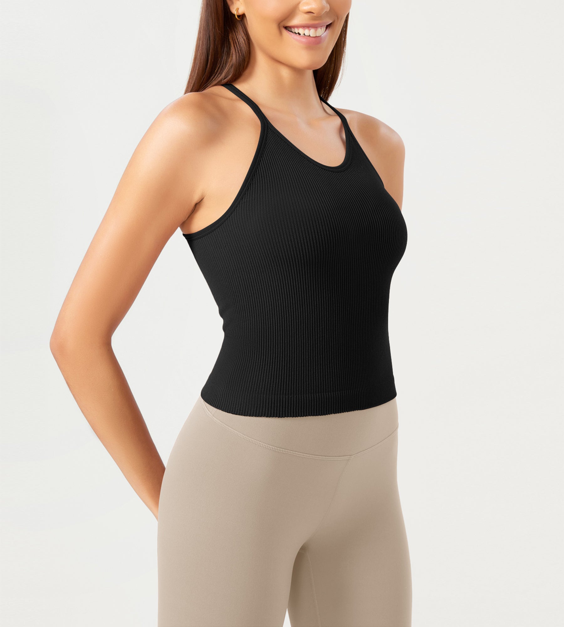 3-Pack Seamless Rib-Knit Camisole - ododos