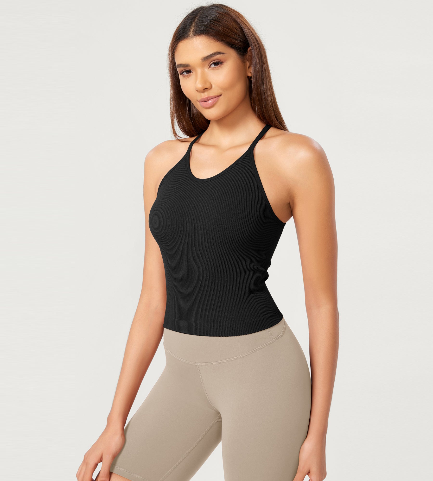 3-Pack Seamless Rib-Knit Camisole - ododos