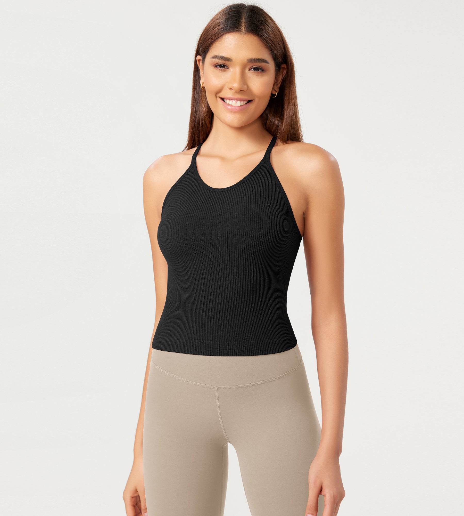 3-Pack Seamless Rib-Knit Camisole - ododos