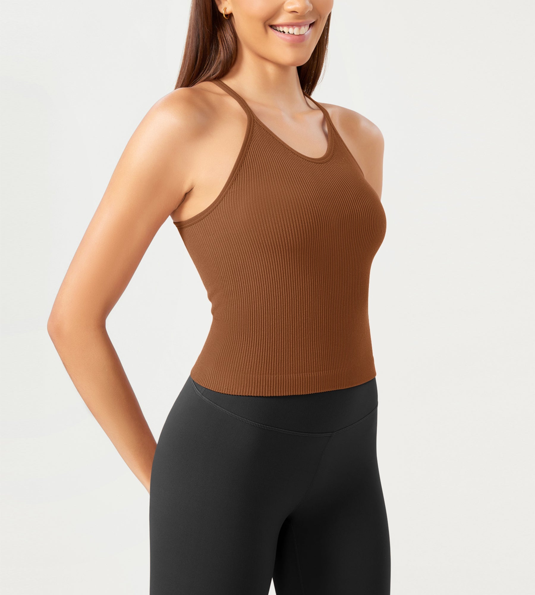 3-Pack Seamless Rib-Knit Camisole - ododos