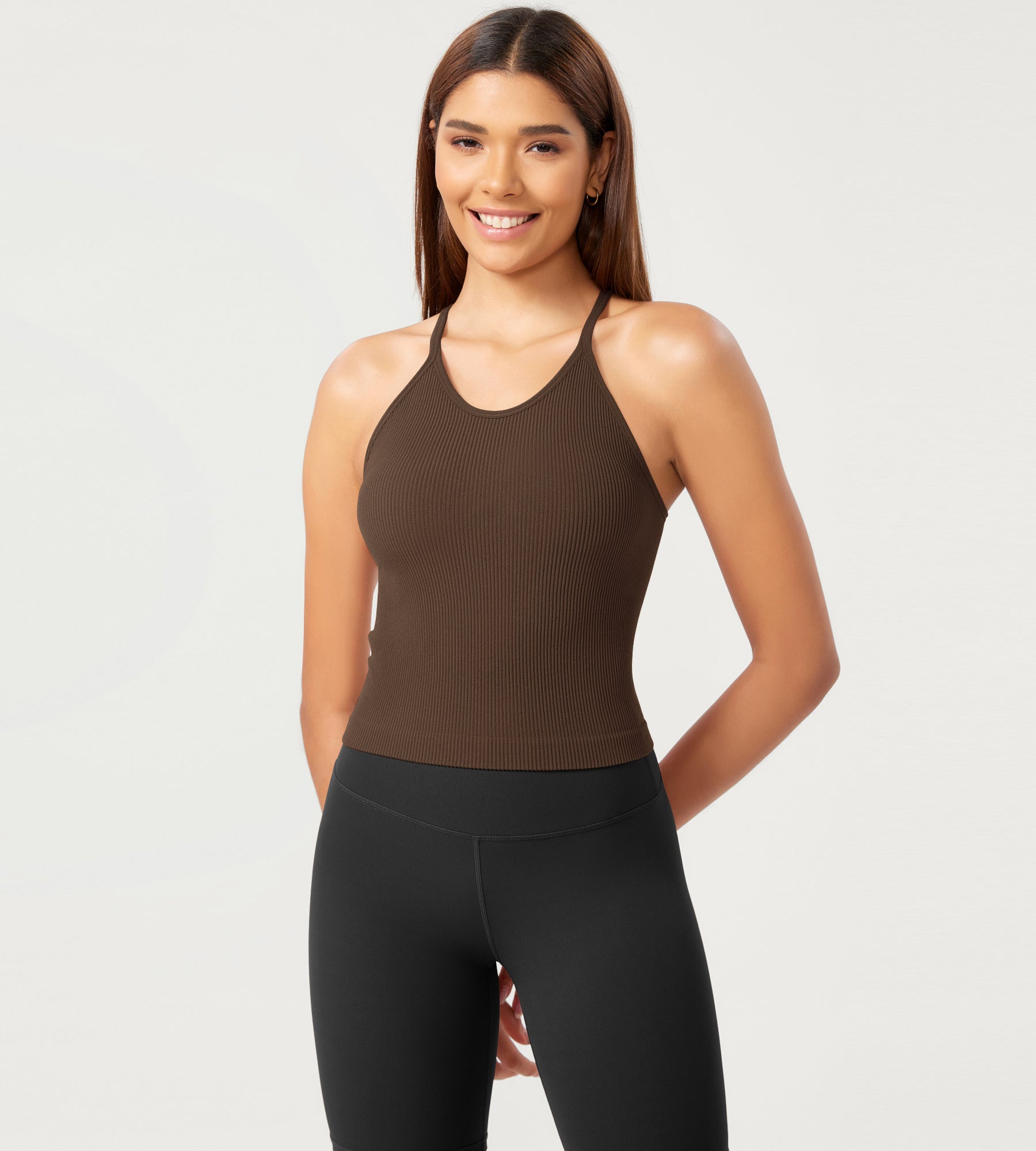 3-Pack Seamless Rib-Knit Camisole - ododos