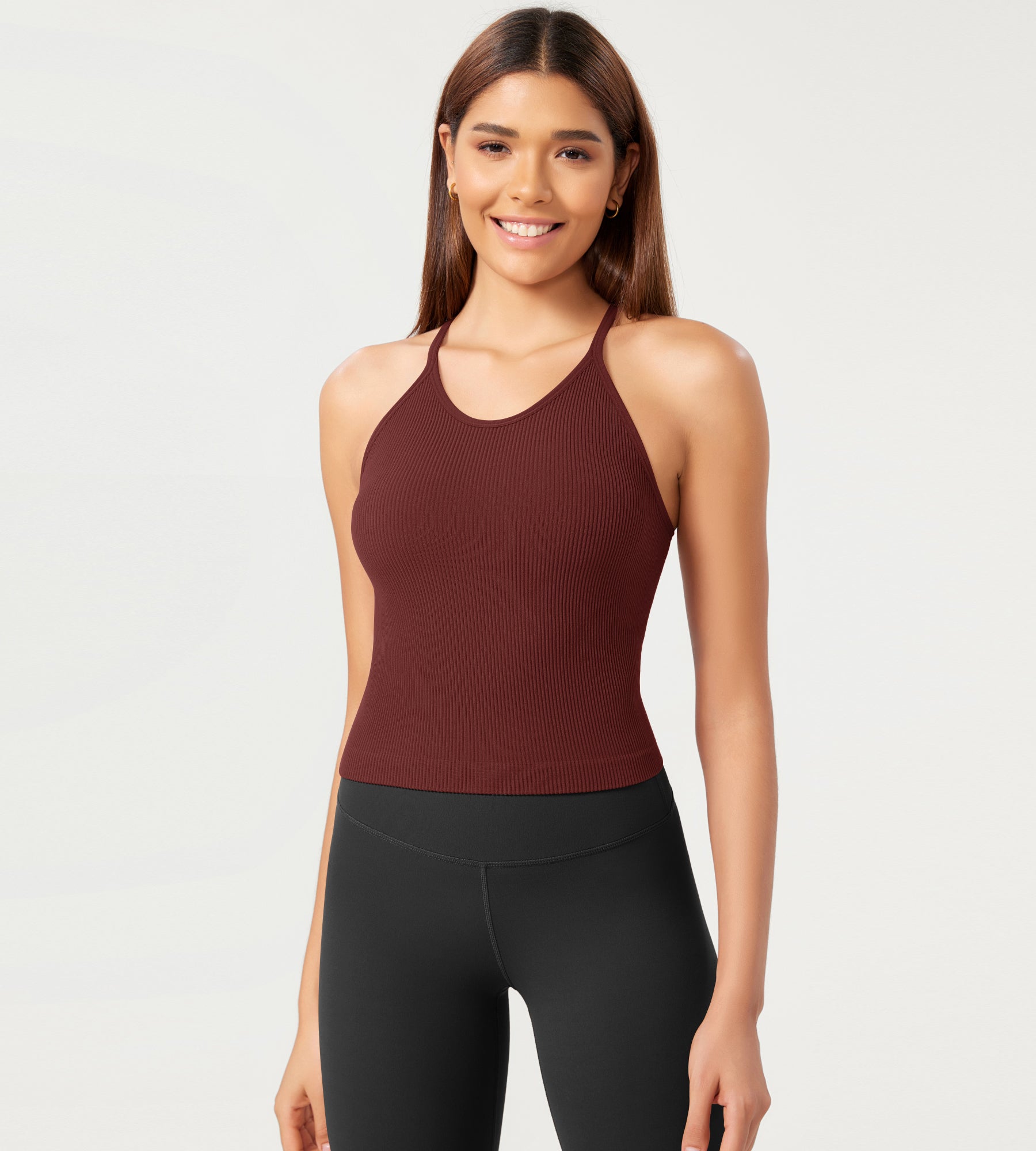 3-Pack Seamless Rib-Knit Camisole - ododos