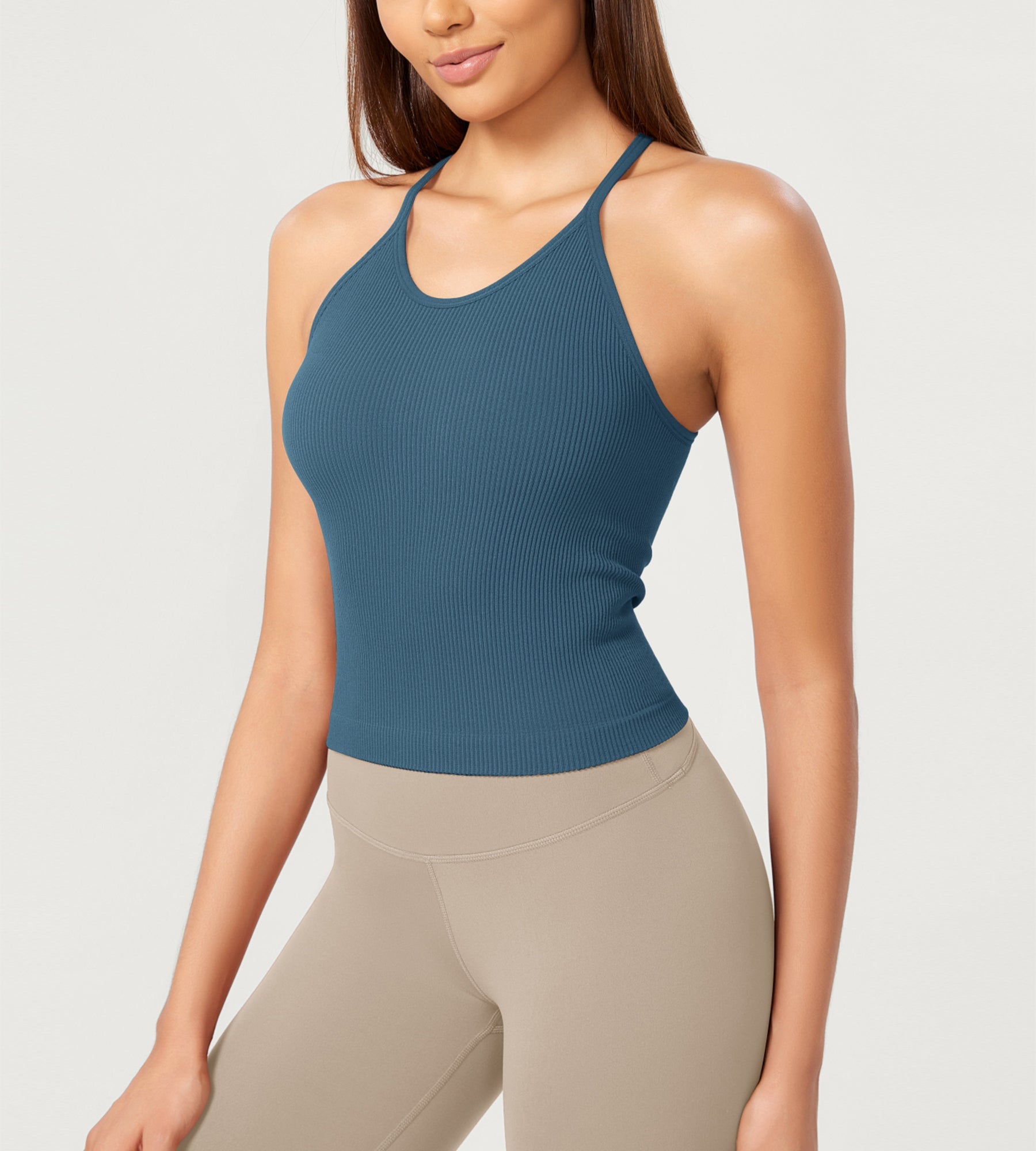 3-Pack Seamless Rib-Knit Camisole - ododos