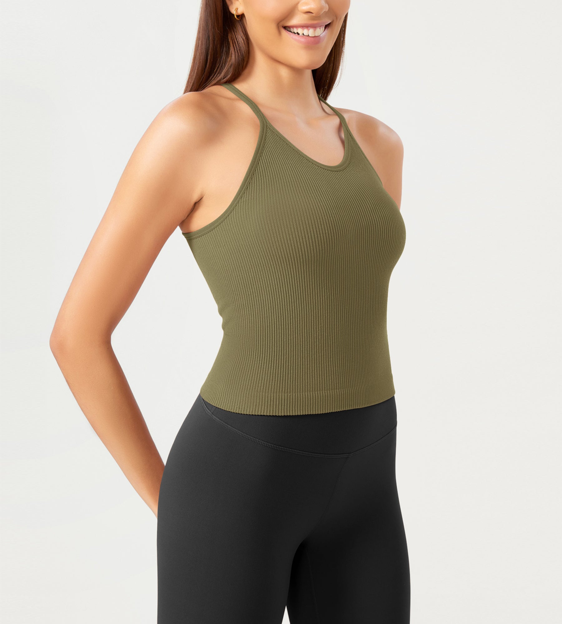 3-Pack Seamless Rib-Knit Camisole - ododos