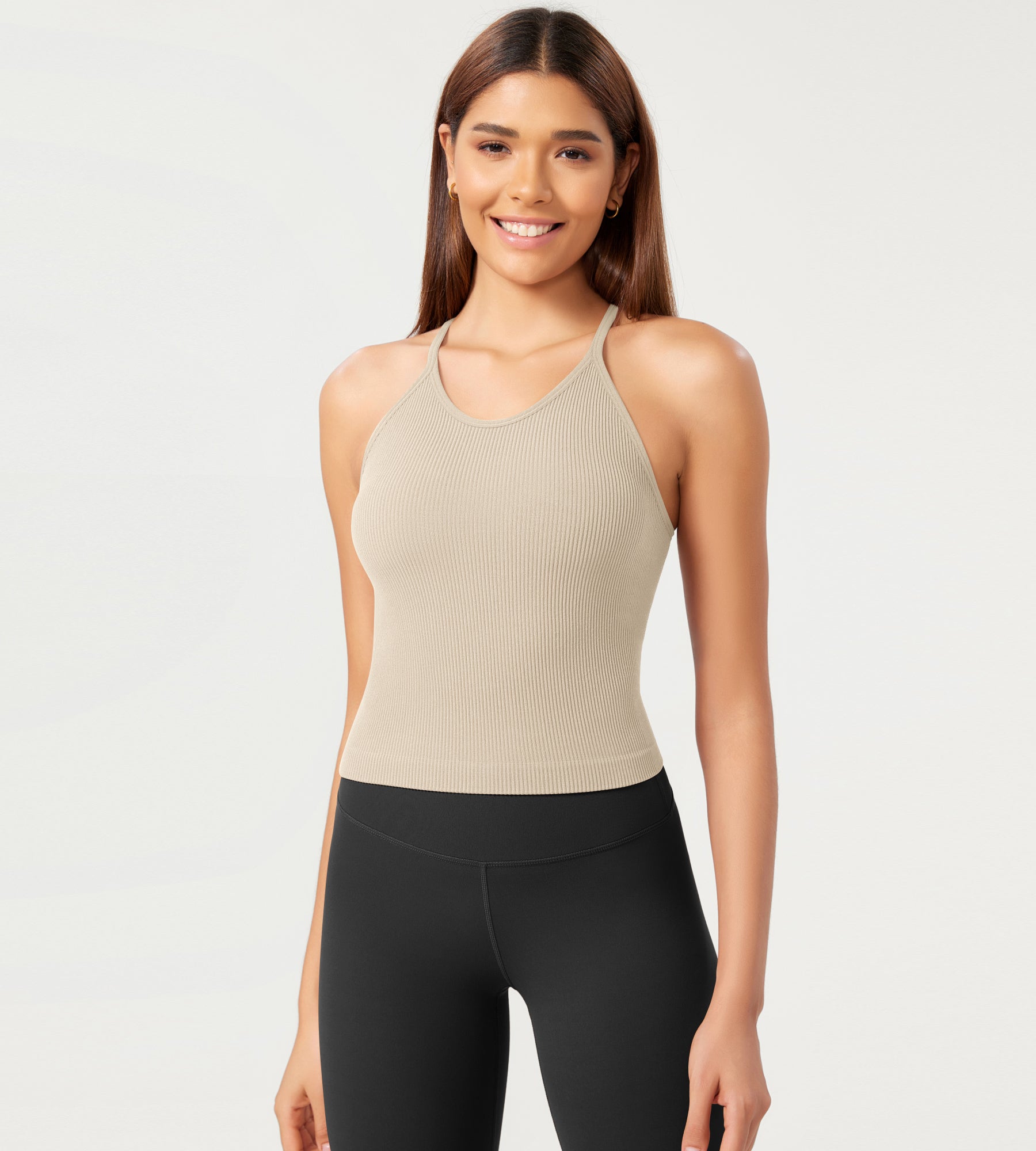 3-Pack Seamless Rib-Knit Camisole - ododos