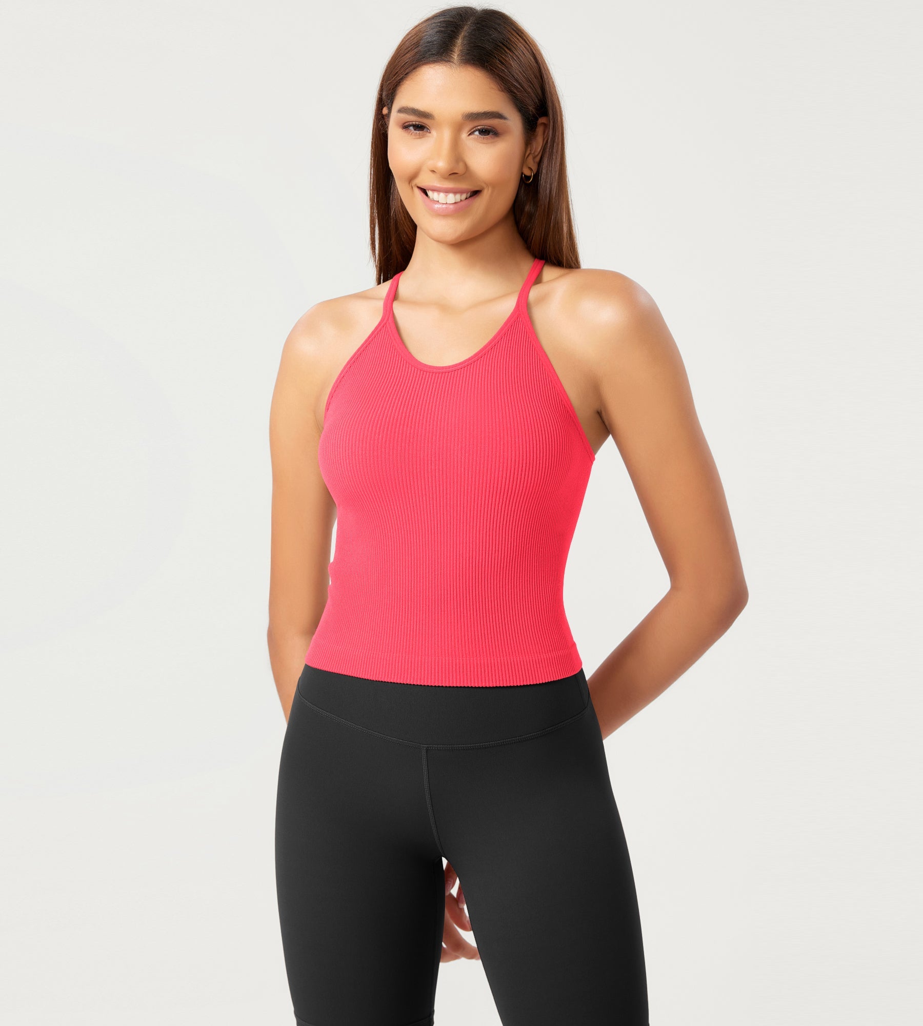 3-Pack Seamless Rib-Knit Camisole - ododos