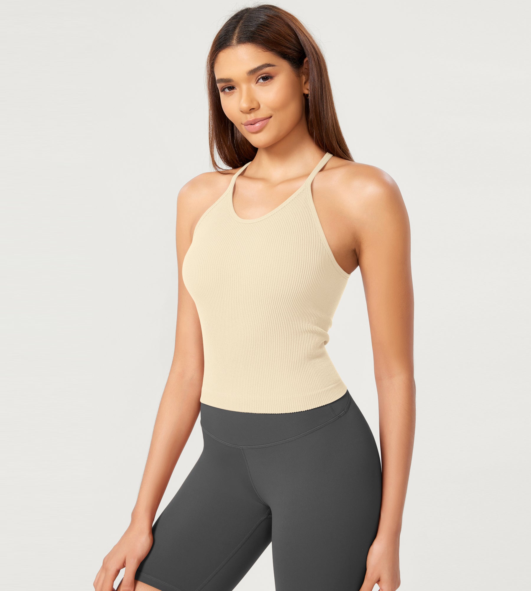 3-Pack Seamless Rib-Knit Camisole - ododos