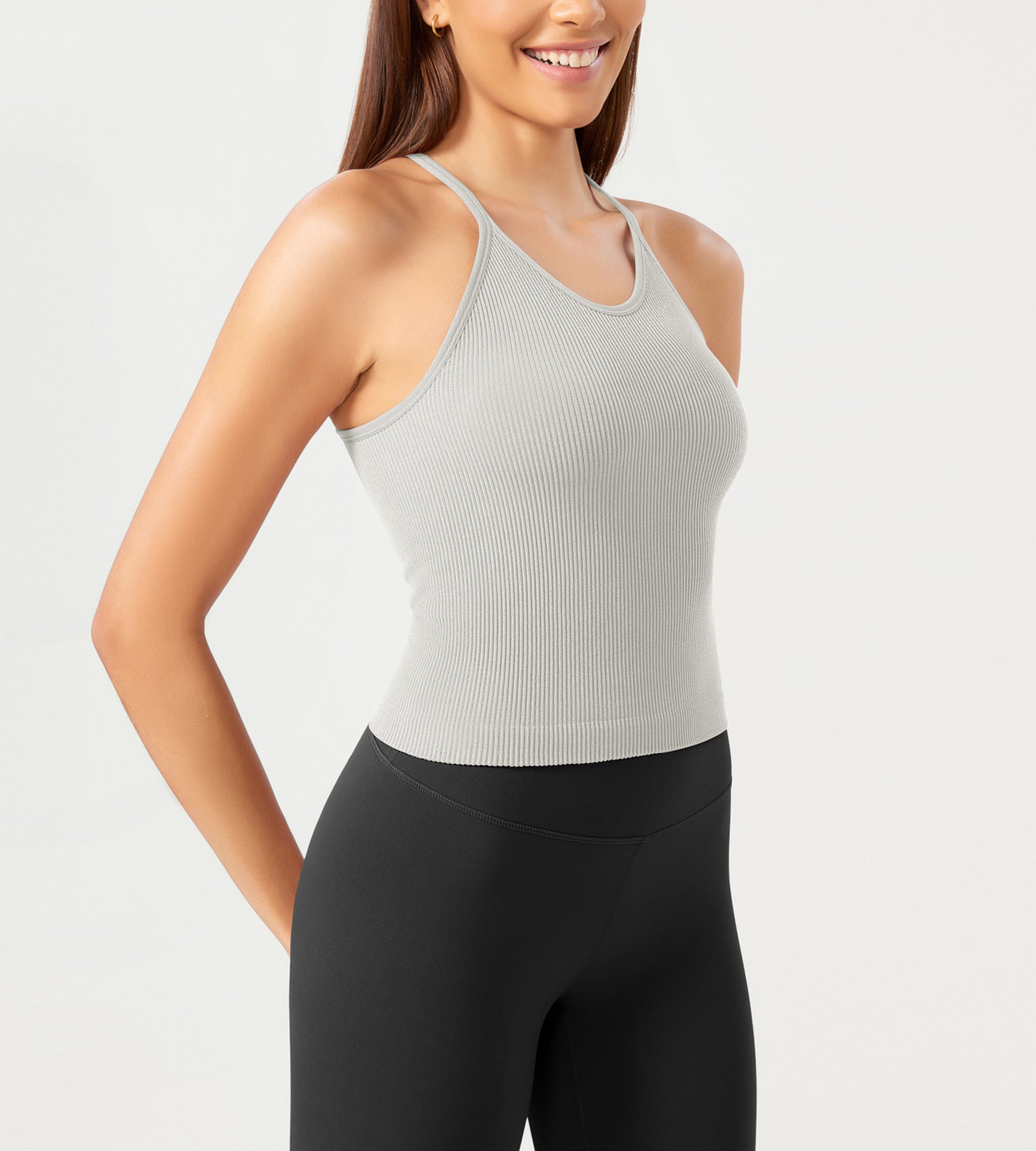 3-Pack Seamless Rib-Knit Camisole - ododos