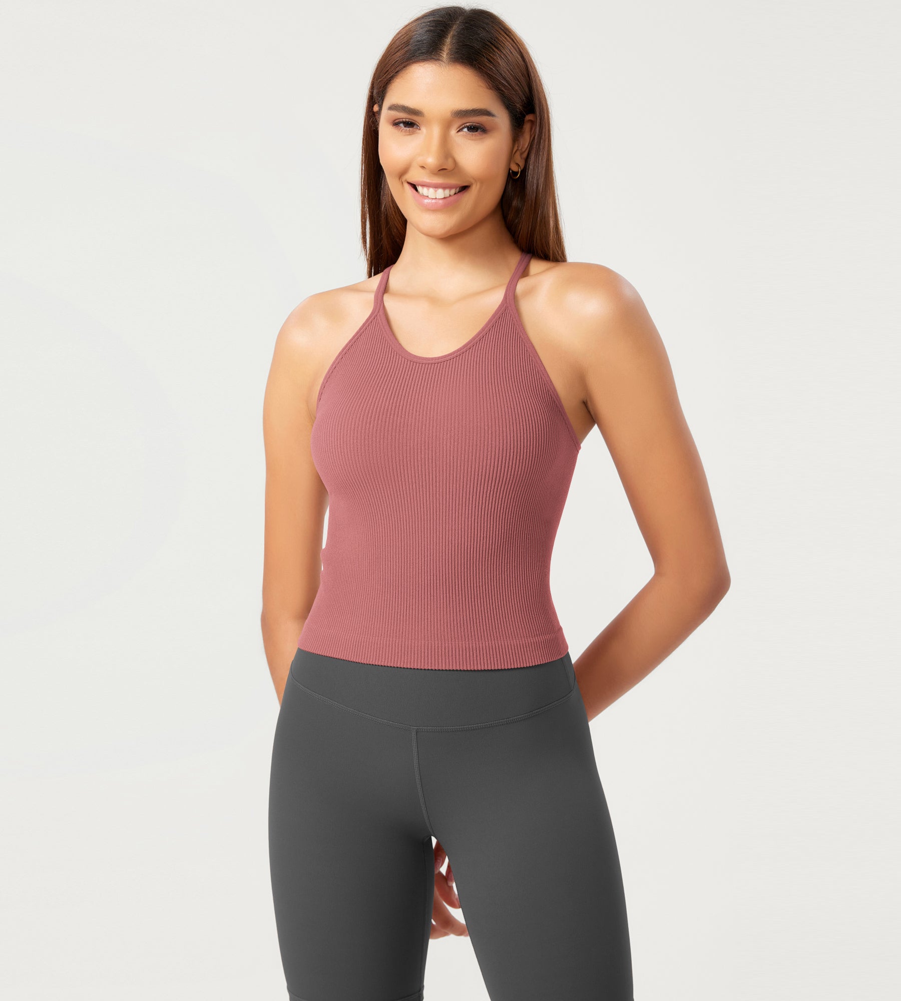 3-Pack Seamless Rib-Knit Camisole - ododos