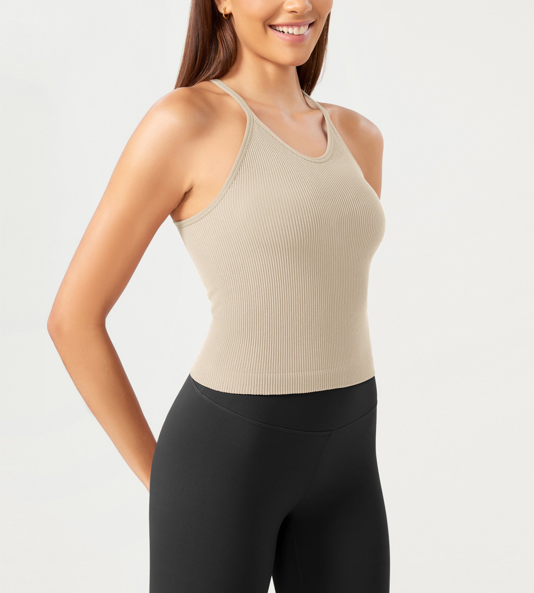 3-Pack Seamless Rib-Knit Camisole - ododos