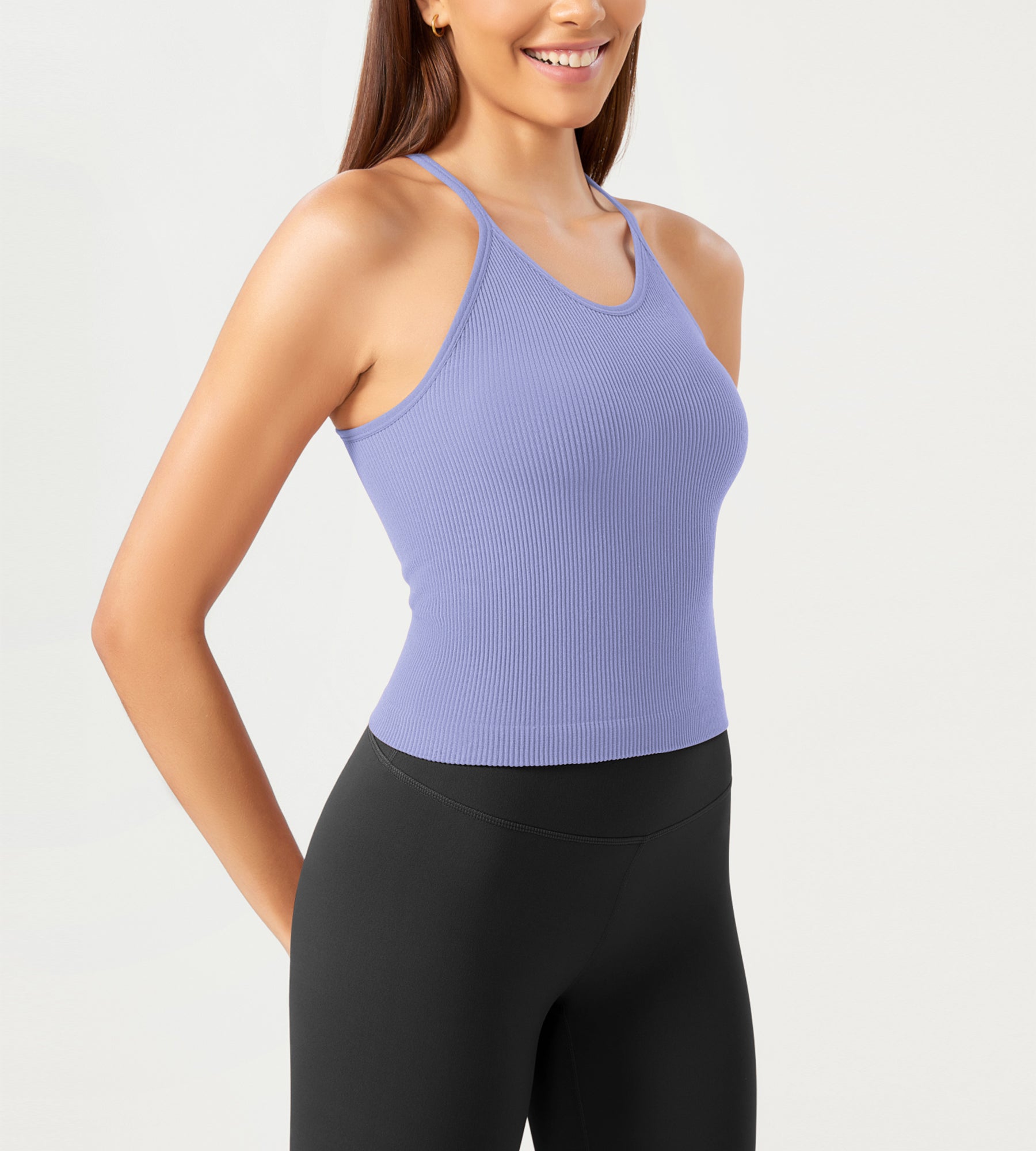 3-Pack Seamless Rib-Knit Camisole - ododos