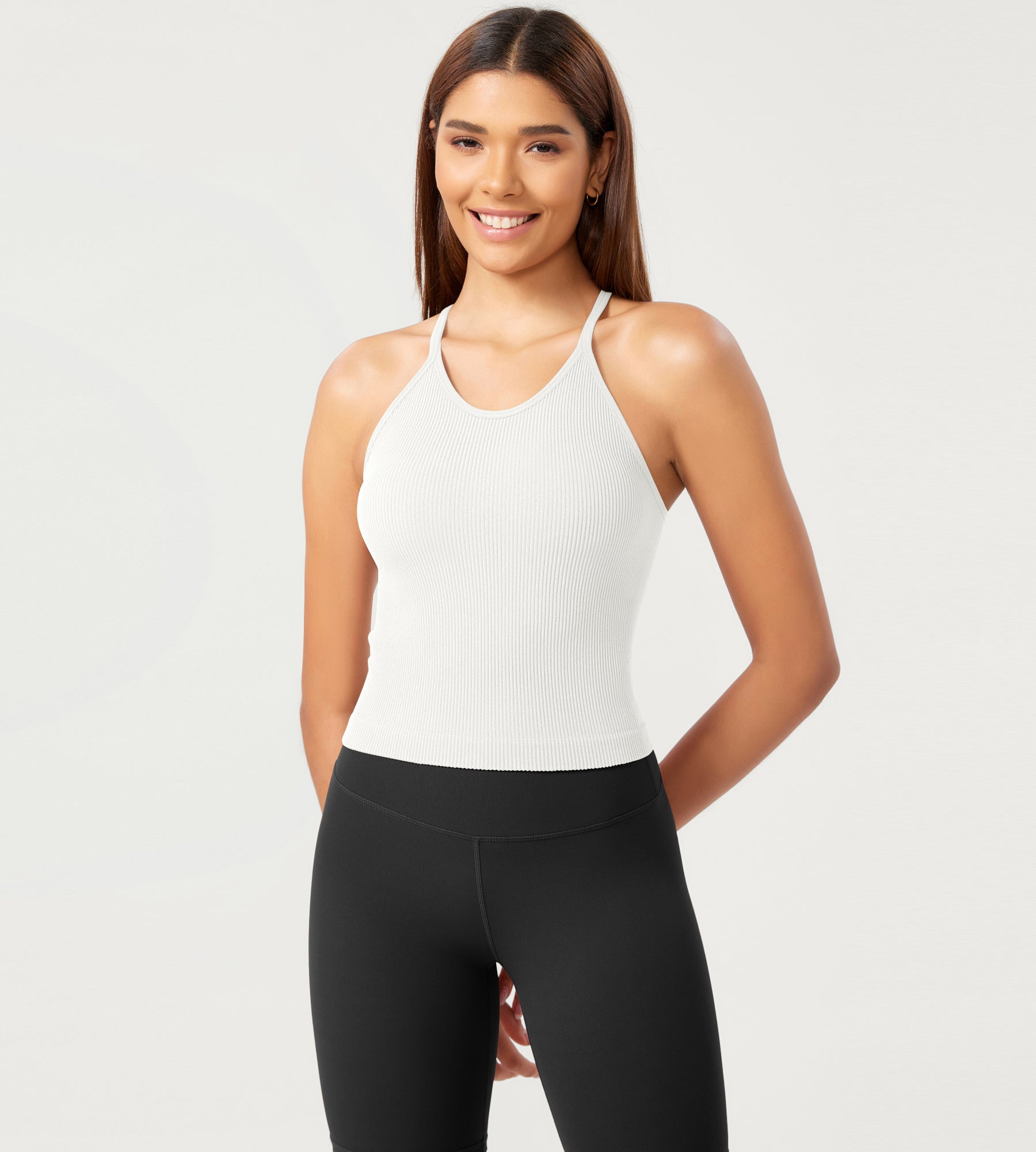 3-Pack Seamless Rib-Knit Camisole - ododos
