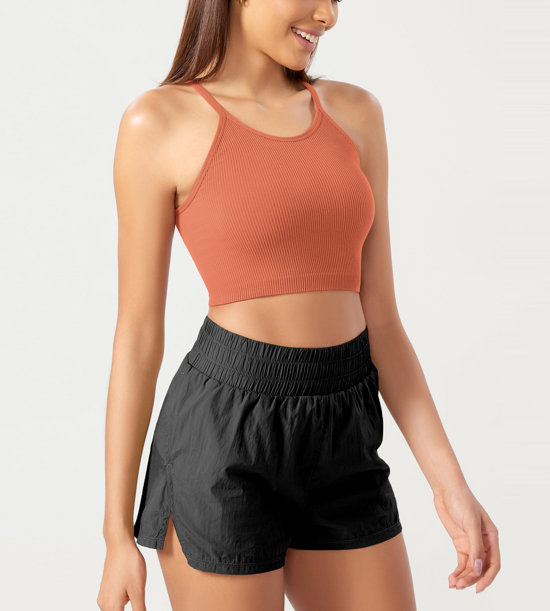 3-Pack Seamless Ribbed Crop Camisole - ododos