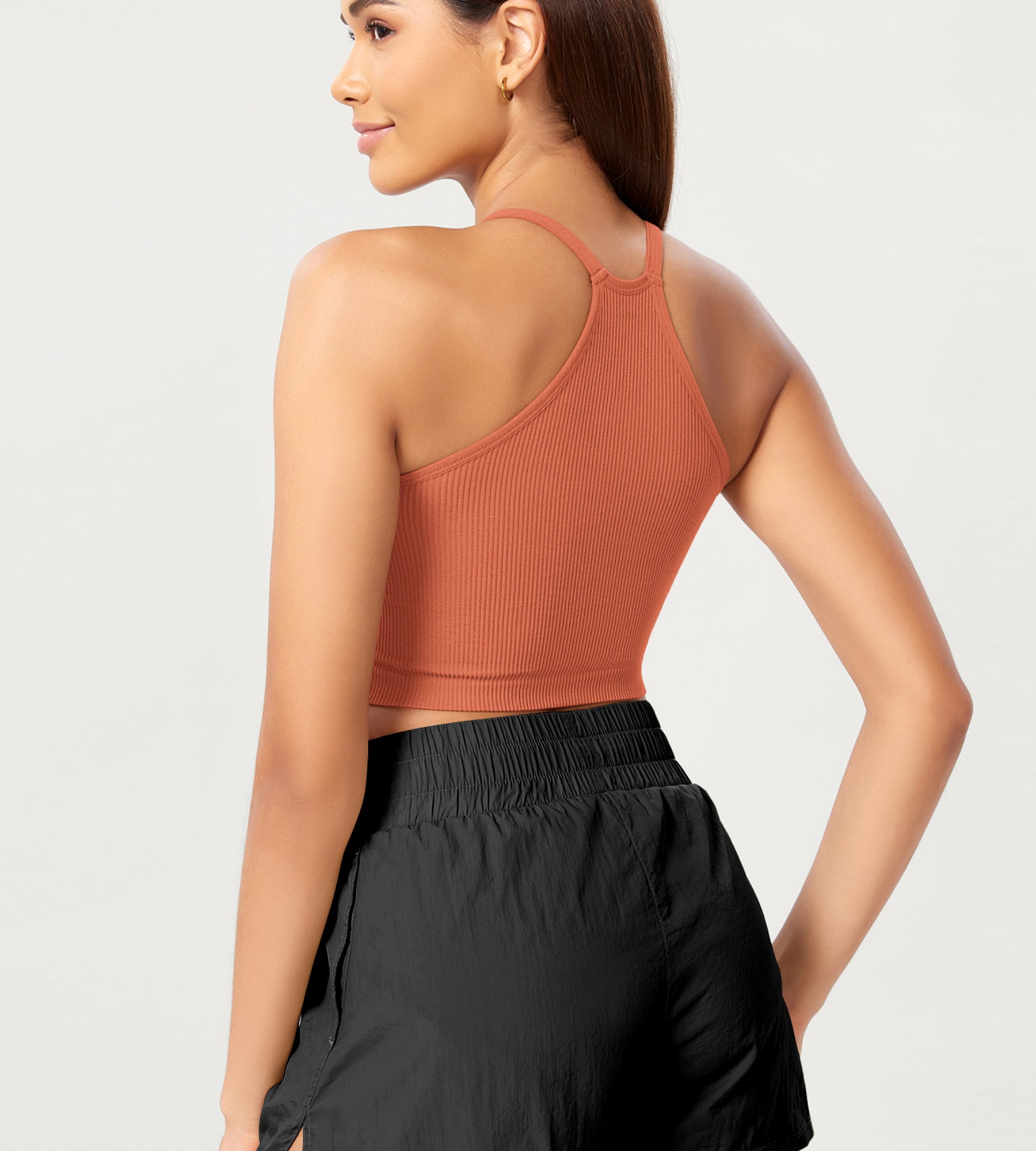 3-Pack Seamless Ribbed Crop Camisole - ododos