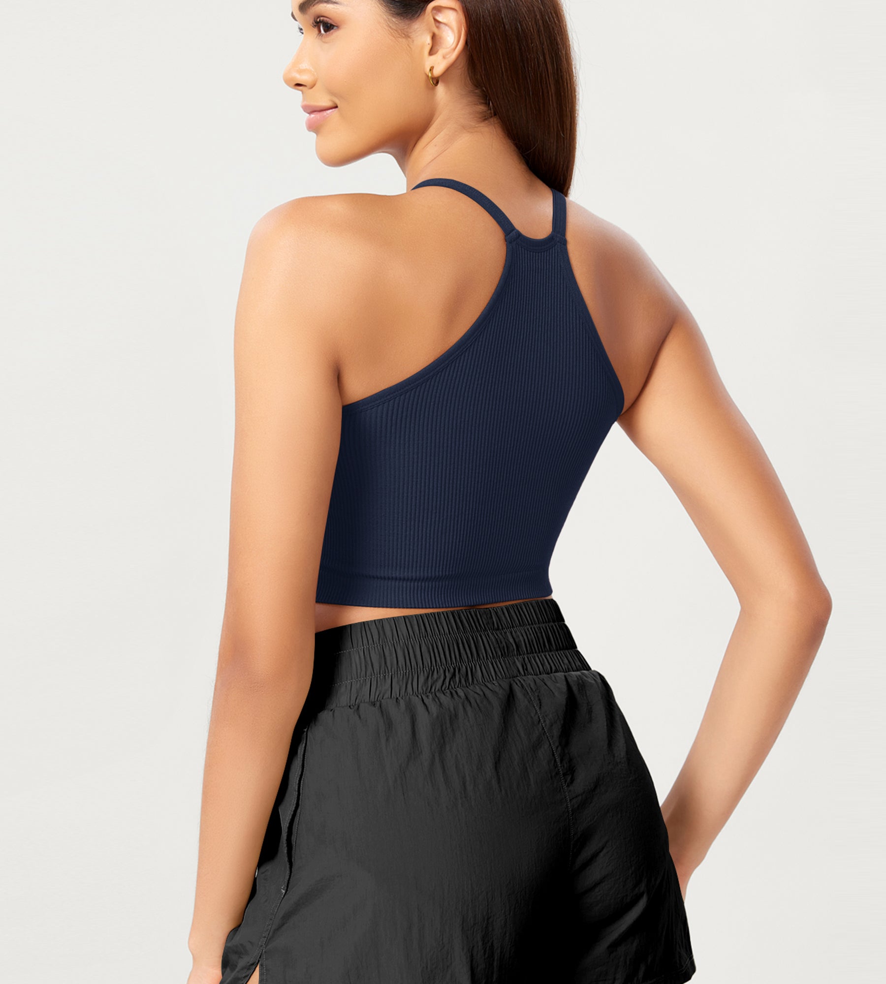 3-Pack Seamless Ribbed Crop Camisole - ododos