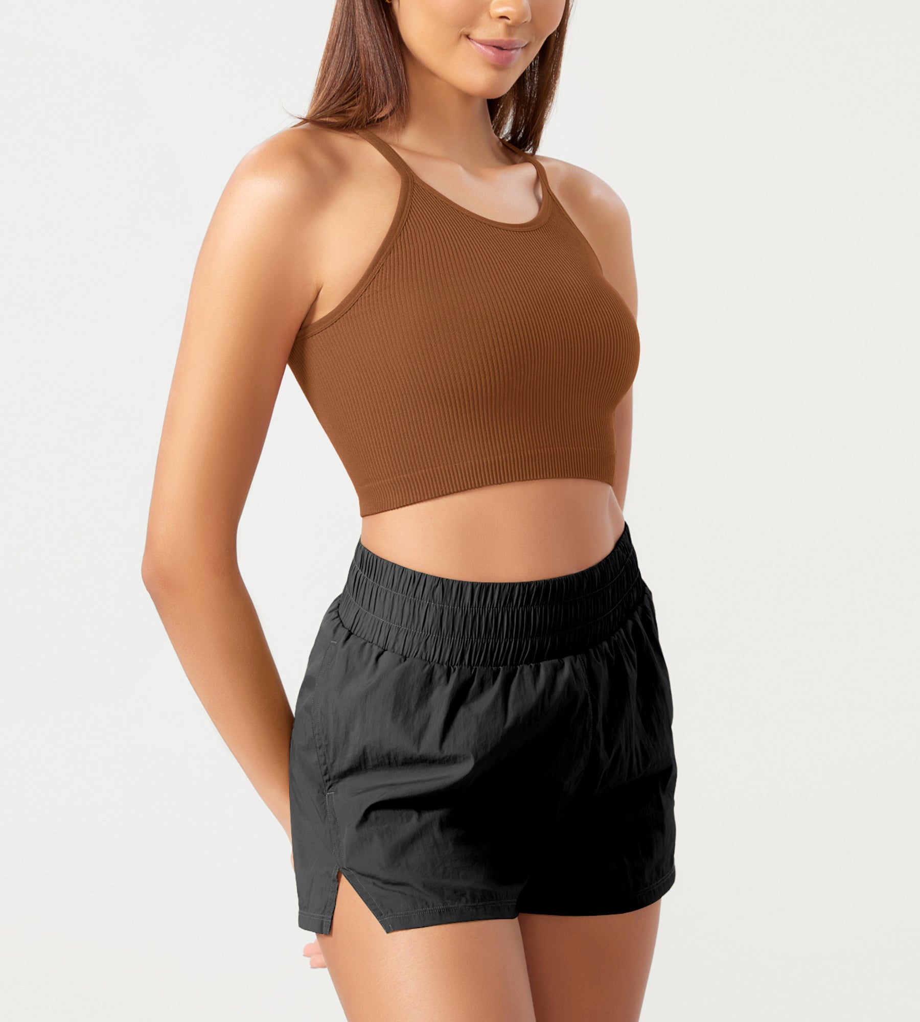 3-Pack Seamless Ribbed Crop Camisole - ododos