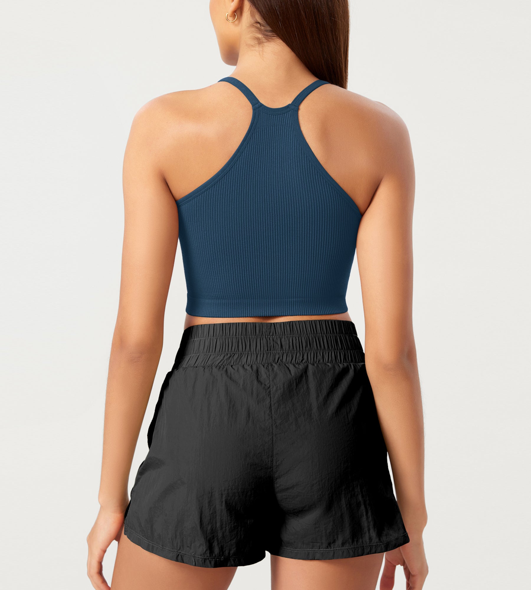 3-Pack Seamless Ribbed Crop Camisole - ododos